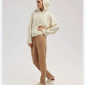 Mid Rise 100% Cashmere Joggers